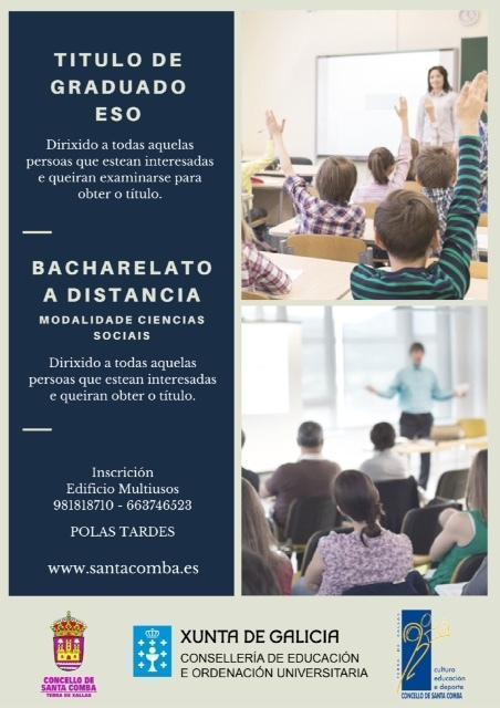 Graduado en ESO para Adultos en Santa Comba