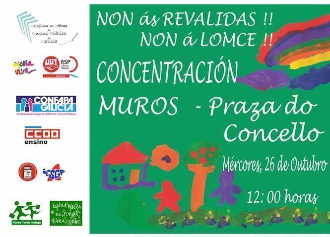 Non a LOMCE en Muros