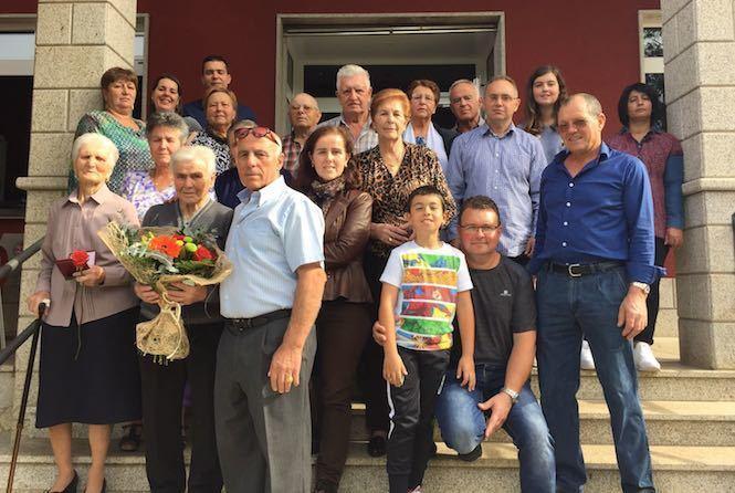 Aurora Rey comple 103 anos en Santa Comba