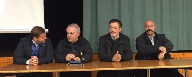 Manuel Mosquera, Juan Villamisar, Lolo Muíño e Manolo Corredoira