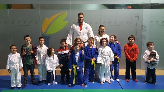 David Fernandez co Judo Club Bergantinos