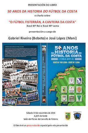 Presentacion LIbro Futbol da Costa en Fisterra