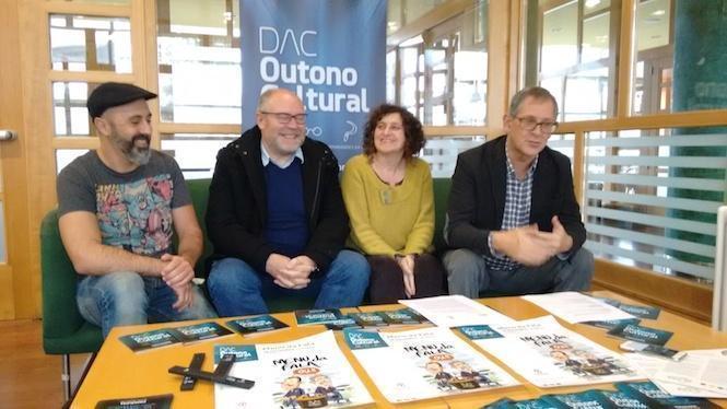 Fran Rei Manuel Antelo Goretti Sanmartin e Evencio Ferrero na presentacion do DAC-Outono