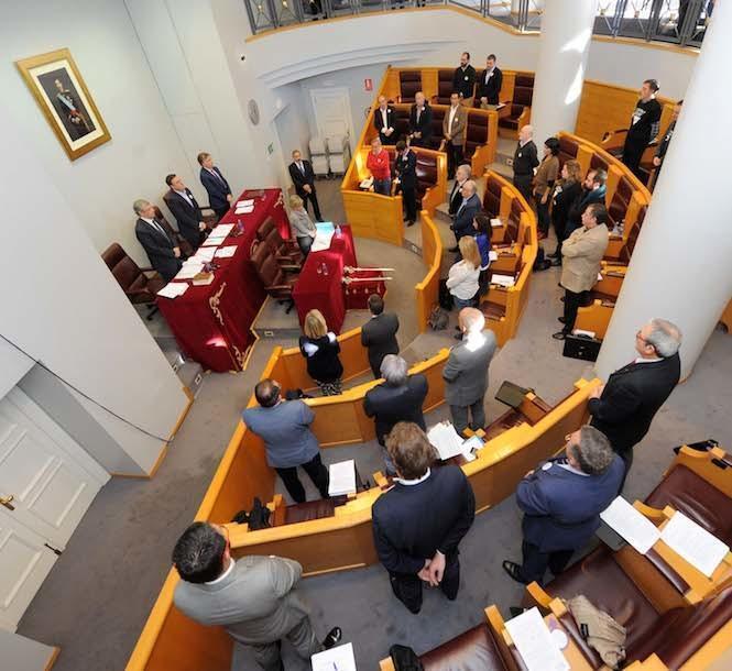 Imaxe do Pleno da Deputación da Coruña