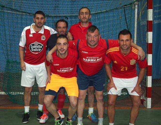 O Pizzería Mamma Mía é un dos candidatos ao título da Liga de Futbol Sala de Santa Comba