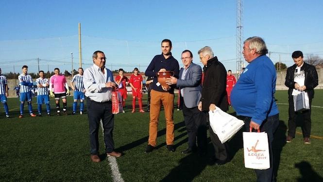 Emilio, durante a última homenaxe