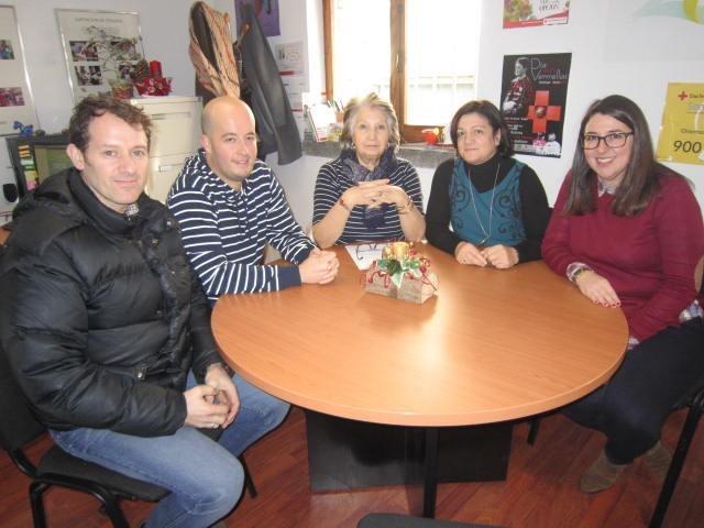 Alberto Gómez (E.B. Xiria), Iván Andrade (E.B. Xiria), Matilde Anido (Cruz Vermella), Amparo Ceniceros (E.B. Xiria) e Ana Veira (Cruz Vermella).
