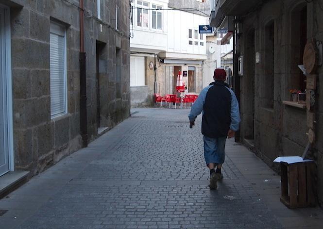 Rua Real de Fisterra peatonal