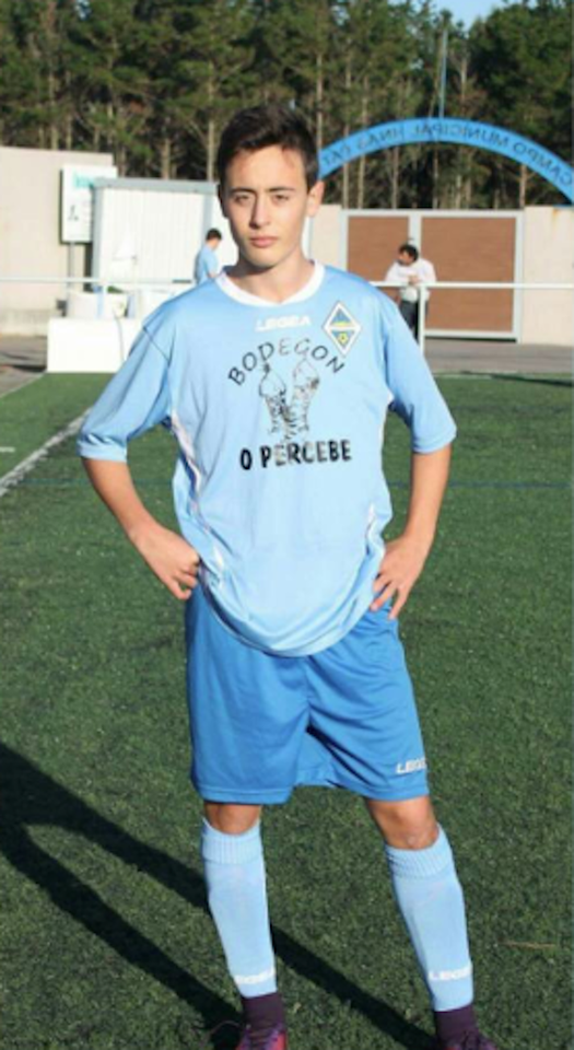 Brandon, novo futbolista do Calasanz - Foto: Camariñas CF