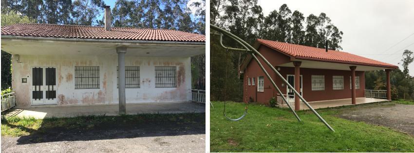 Escola Unitaria Carreira-Zas recuperada pola Deputacion