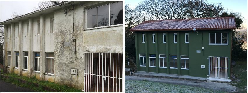 Escola Unitaria de Romelle-Zas recuperada pola Deputacion