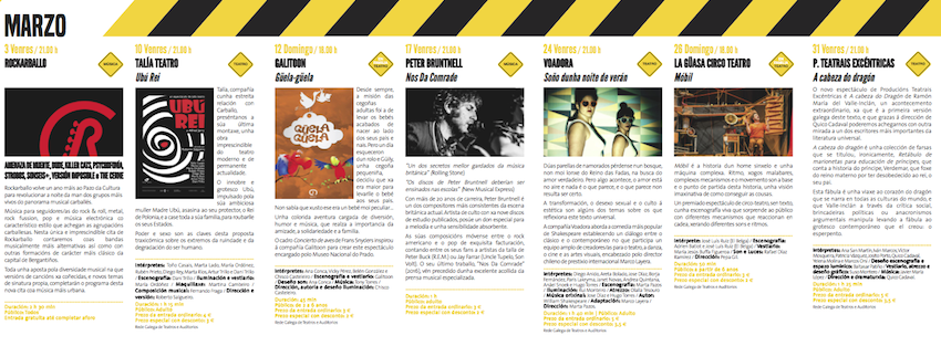 Venres Culturais Carballo 2017-marzo