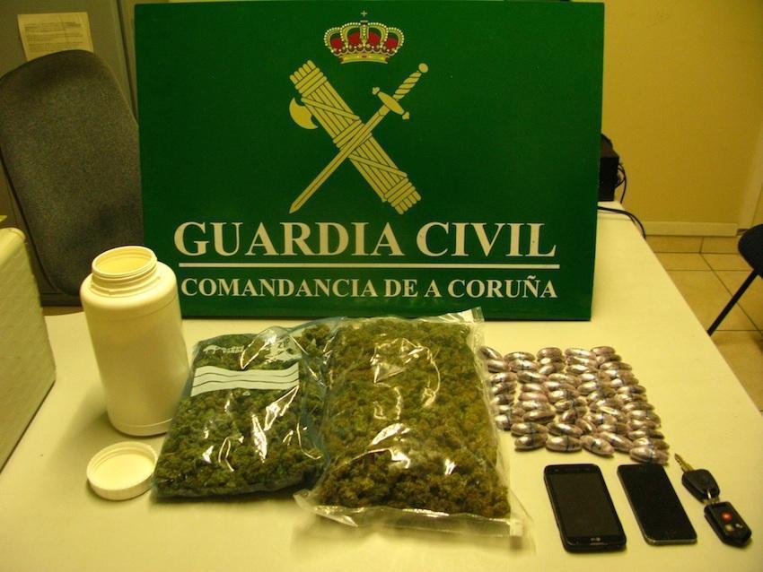 Droga aprehendida na AG-55