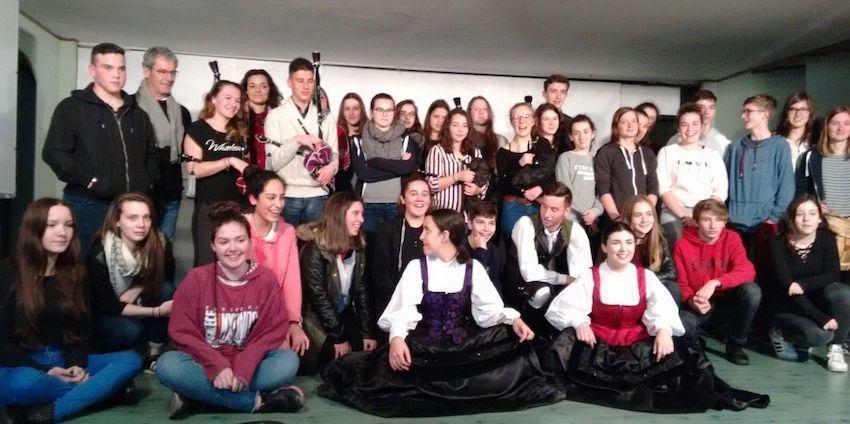 Franceses de intercambio no IES Agra Raices de Cee