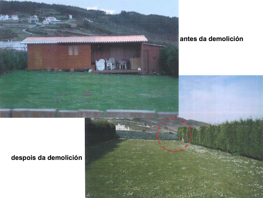 Derrubo da APLU en Carballo-marzo 2016