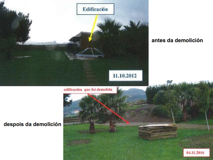 Derrubo da APLU en Carballo-novembro 2016
