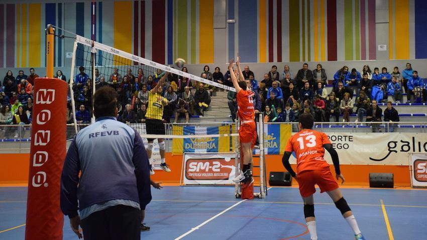 Choque do Volei Dumbria no Conco