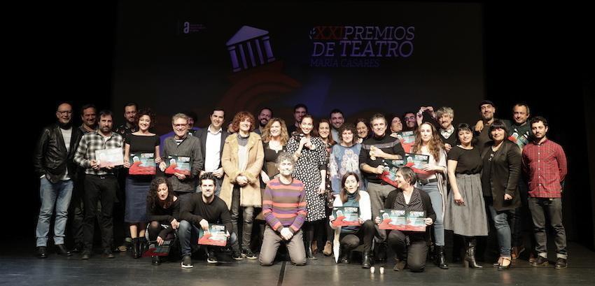 Foto de familia dos nominados aos María Casares 2017-Foto-LaDiapo/AAAG