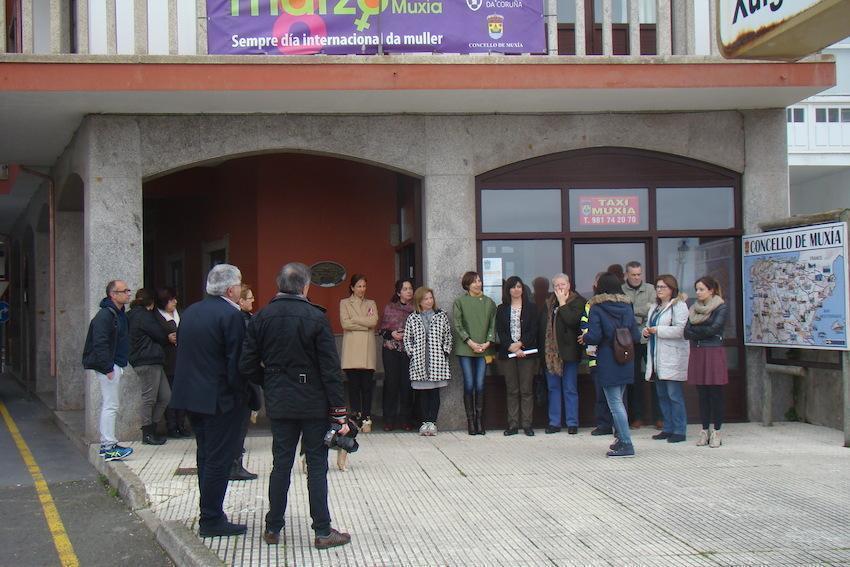 Concentracion polo 8 de marzo en Muxia