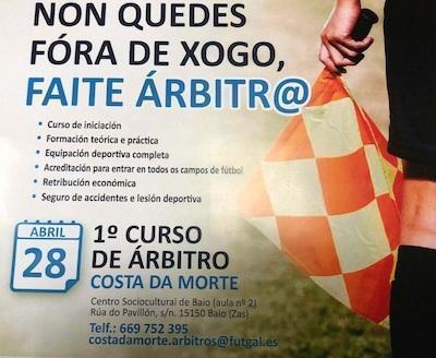 Curso de Arbitro na Costa da Morte
