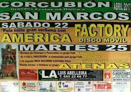 Festas de San Marcos de Corcubion 2017