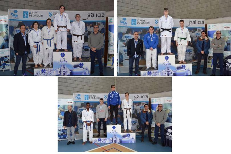 Club Judo Bergantinos no Campionato Cadete de Ouresen