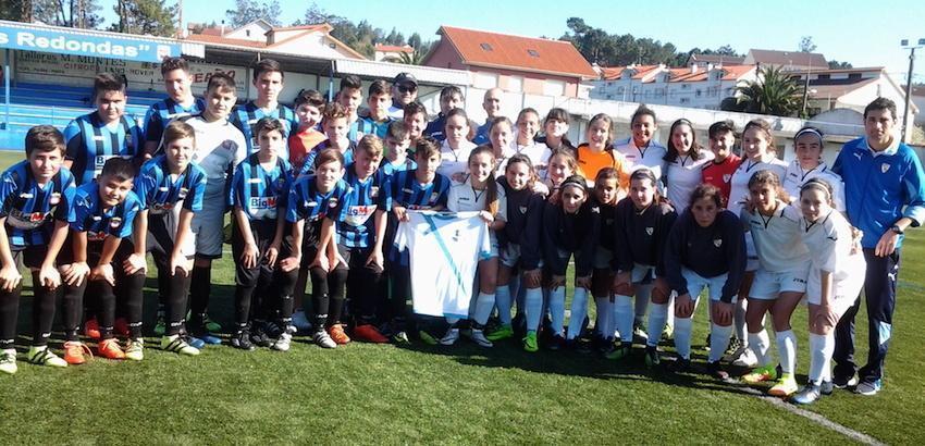 Cabana Infantil coa Seleccion Feminina Corunesa sub-16 nas Redondas