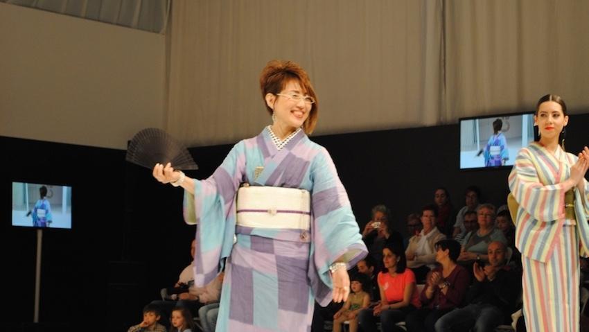 Noriko na Mostra do Encaixe de Camarinas 2017