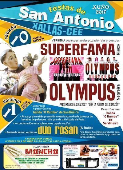 Festas de SAn Antonio de Xallas-Cee-2017