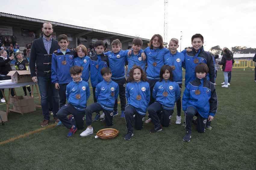 Luis Calvo campion Alevin do Torneo Malpica Semana Santa 2017