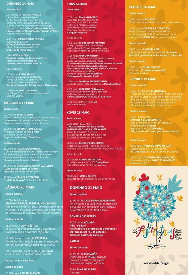 Programa Festiletras 2017