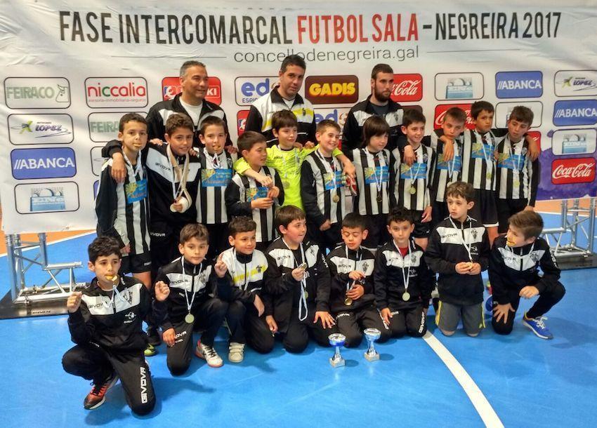 Outes campion intercomarcal de Alevin e Benxamin en Negreira