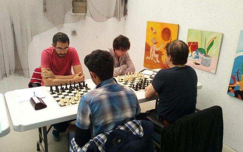 Mon Franco e Jose Soneira ante o Xadrez USC