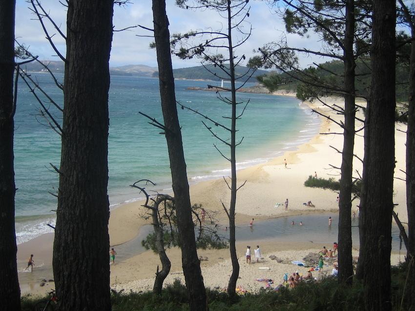 Praia do Lago de Muxia sen bandeira azul