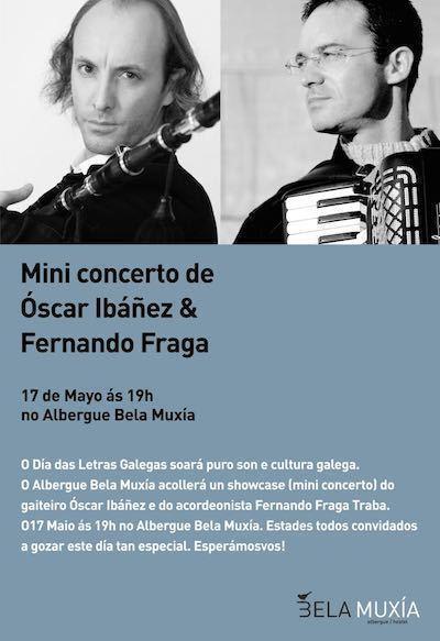 Concerto de Oscar Ibanez e Fernando Fraga en Muxia