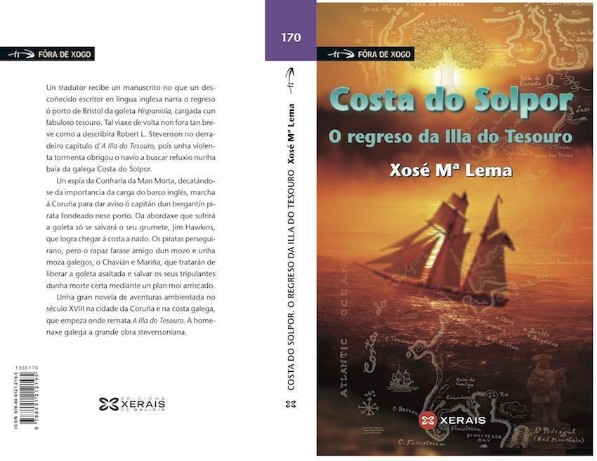 Novela Costa do solpor_O regreso da Illa do Tesouro_Xose Maria Lema Suarez