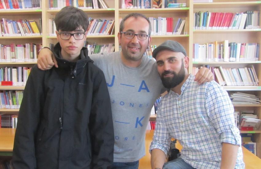 Obradoiro de regueifa no IES de Baio con Josinho da Teixeira 2