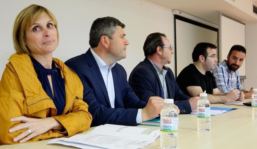 Nava Castro, Ovidio Romero, Eduardo Parga, Pablo Canosa e Xosé Xoan Blanco