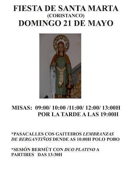 Festa Santa Marta Coristanco