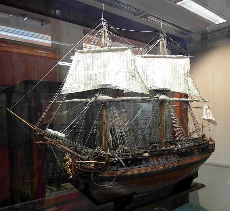 Maqueta da Fragata Duas Catalinhas de Martin Padilla