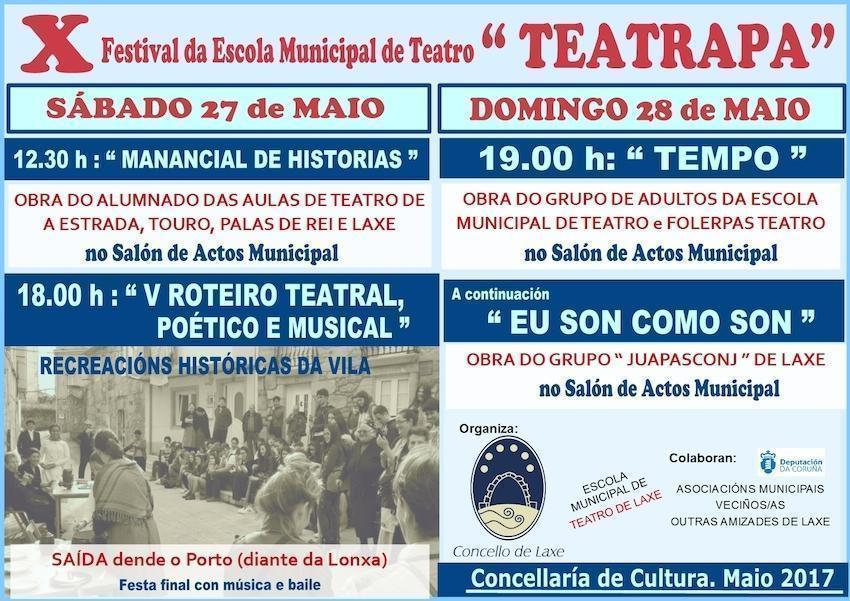 Cartel X TEATRAPA maio 2017