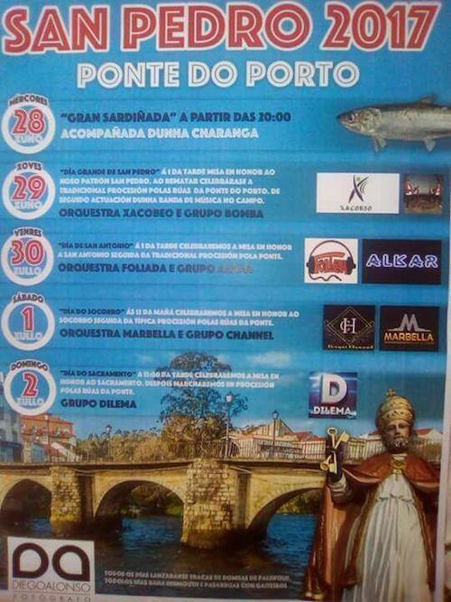 Festas de San Pedro da Ponte do Porto 2017