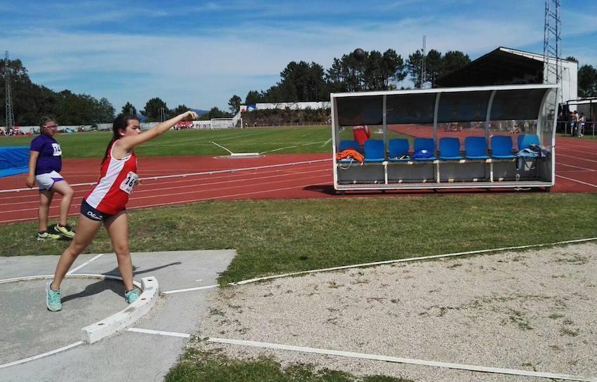 Unha lanzadora de peso do Olimpia