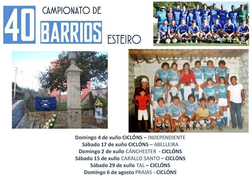 Os Ciclons do Maio no Campionato Barrios Esteiro 2017