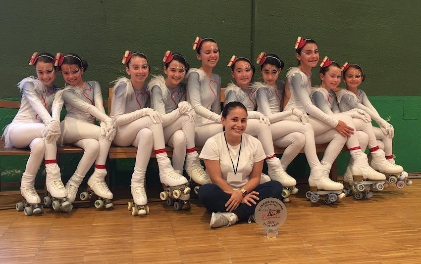 As artistas do Club Patinaxe Costa da Morte