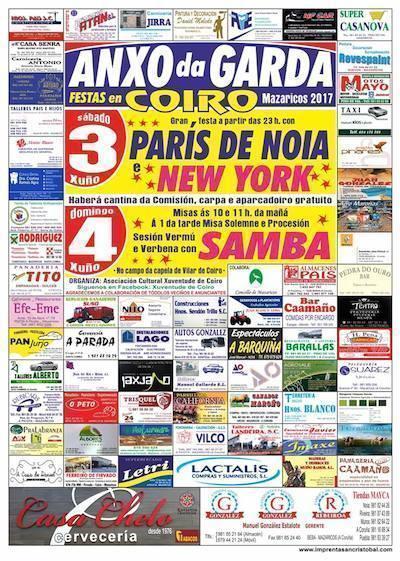 Festas do Anxo da Garda de Coiro-Mazaricos 2017