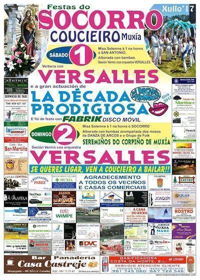 Festas do Socorro de Coucieiro Muxia 2017
