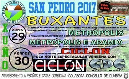 Festas de SAn Pedro de Buxantes-Dumbria 2017