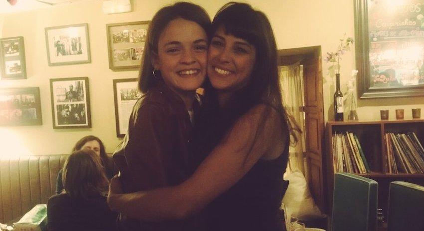 Ana Oca con Sara Casasnovas