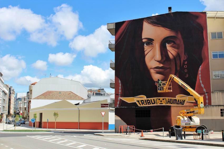 Unha das obras do Rexenera Fest 2017